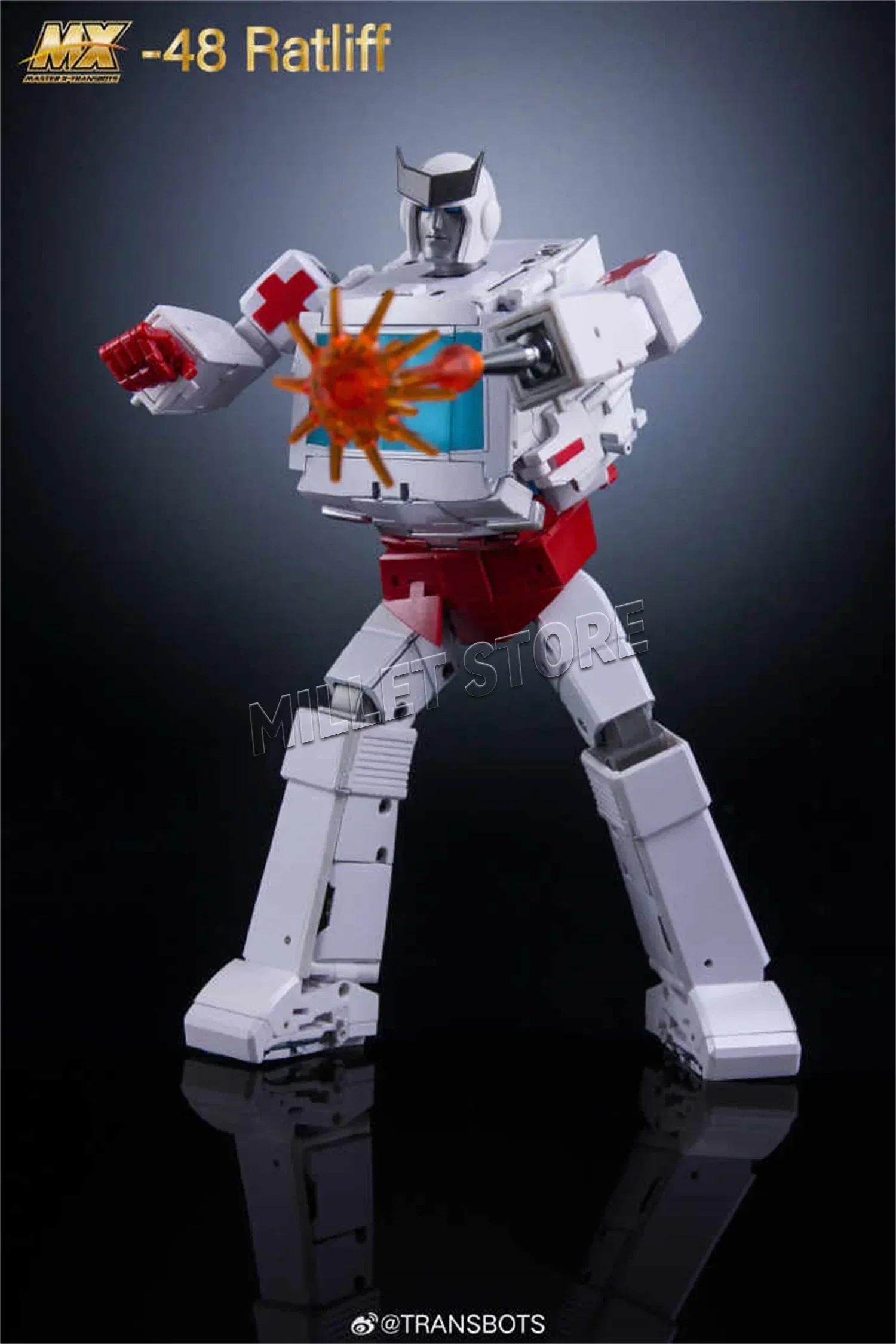 Giocattolo Trasformabile X-Transbot MX-48 MX48 Ratchet Metallico G1 Action Figure Anime Modello da Assemblare