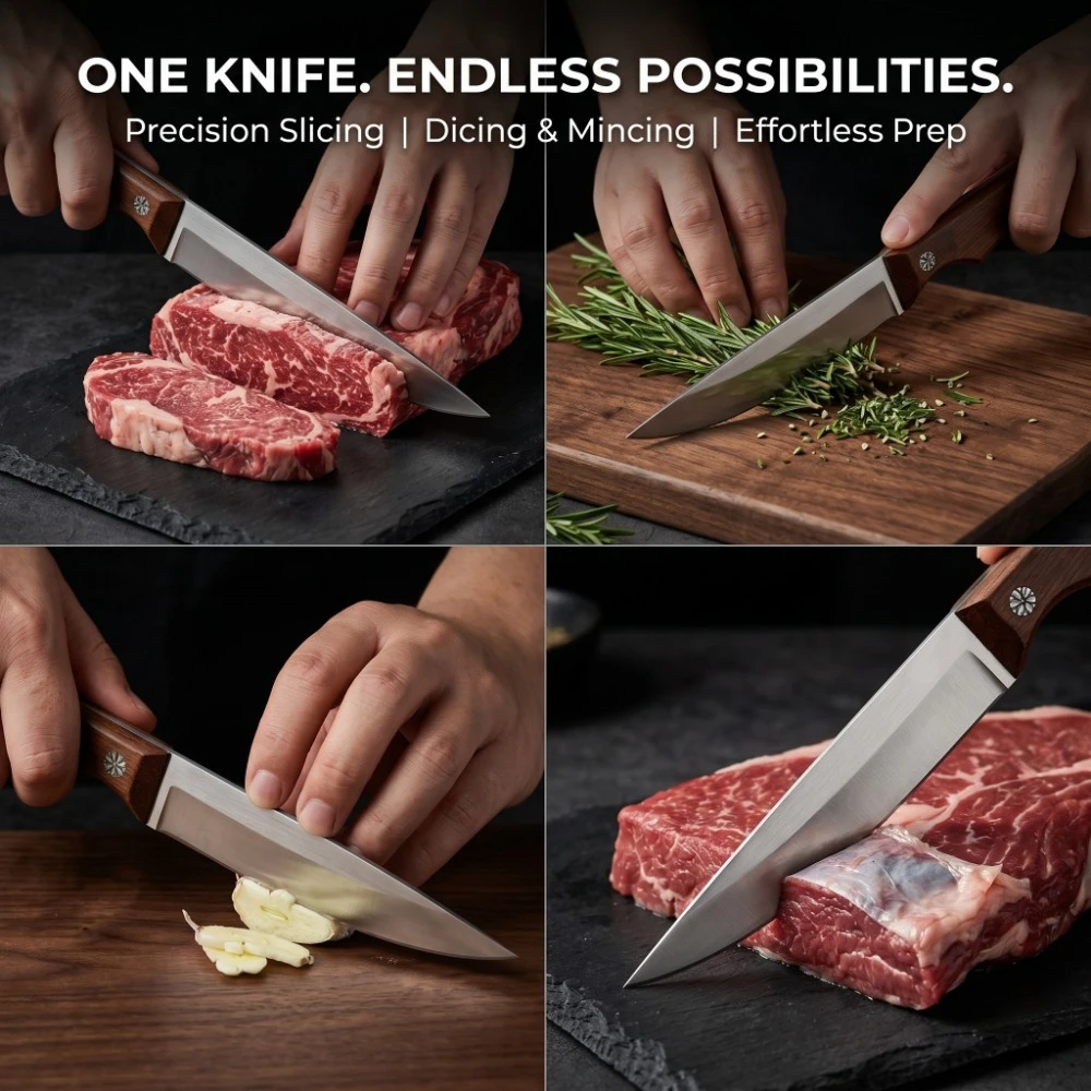 Nuovo coltello da chef multius - Home Cooking Chef recensione e prezzo