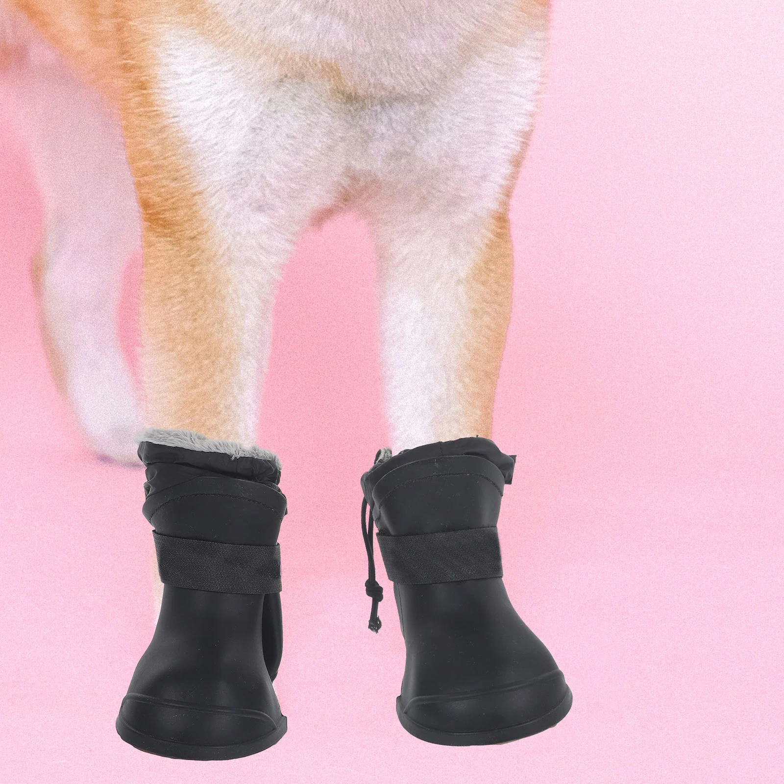 

4Pcs Pet Rain Boots Silicone Waterproof Dog Shoes Anti Slip Outdoor Non Slip Rain Shoes Protective Footwear Dog Footwear