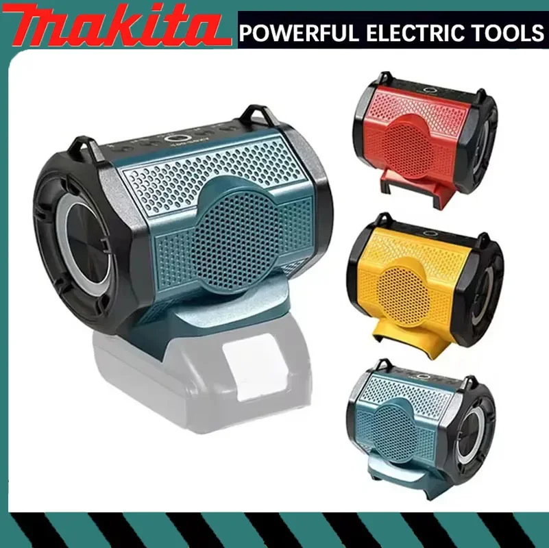 

Bluetooth-динамик Makita для аккумуляторов Milwaukee/Dewalt 18V 20V с портом USB Type-C, зарядным устройством и усилителем звука