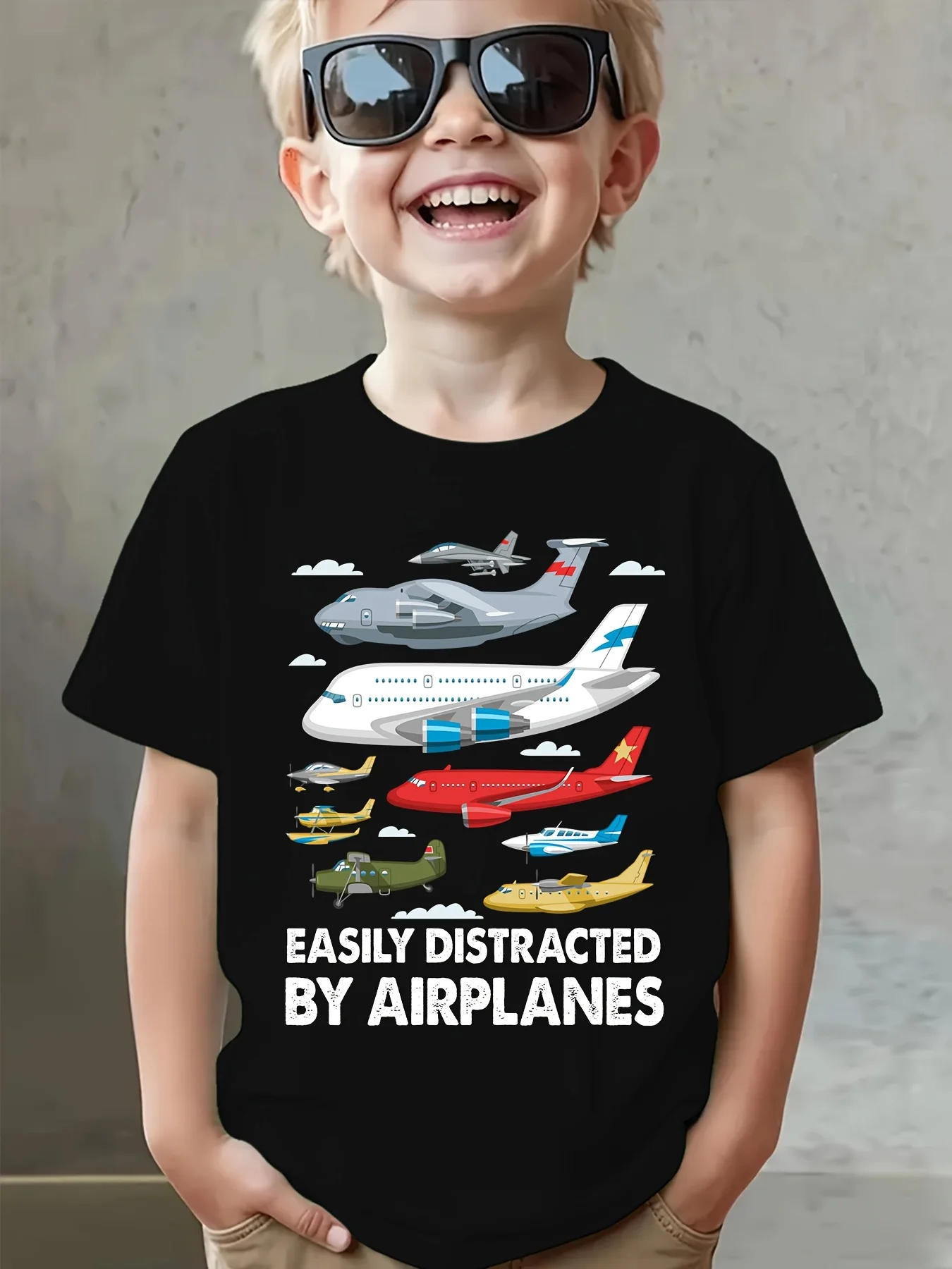 Children's Fashionable Short Sleeved 