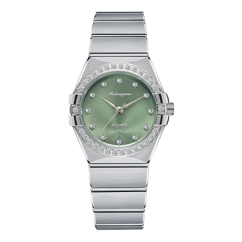 

Constellationstylestainlesssteel women's watch withsmalldial and quartz bezelasophisticated and stylish gift for your girlfriend