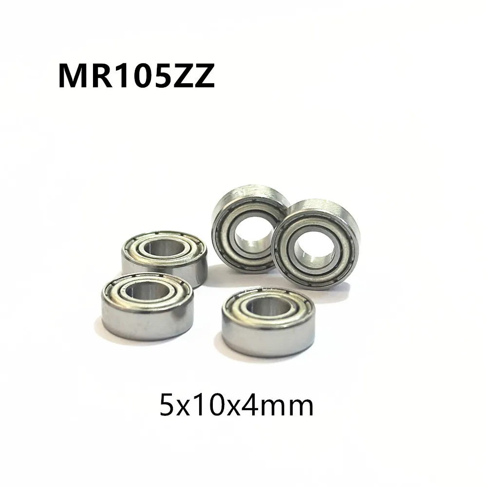 MR105ZZ 5x10x4mm Miniature Deep Groove Small Ball Bearings