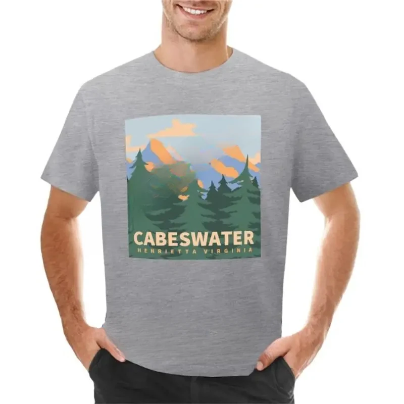 graphics t shirt Aesthetic clothing t shirts for men pack summer men t-shirt brand top Cabeswater Henrietta Virginia T-Shirt2024