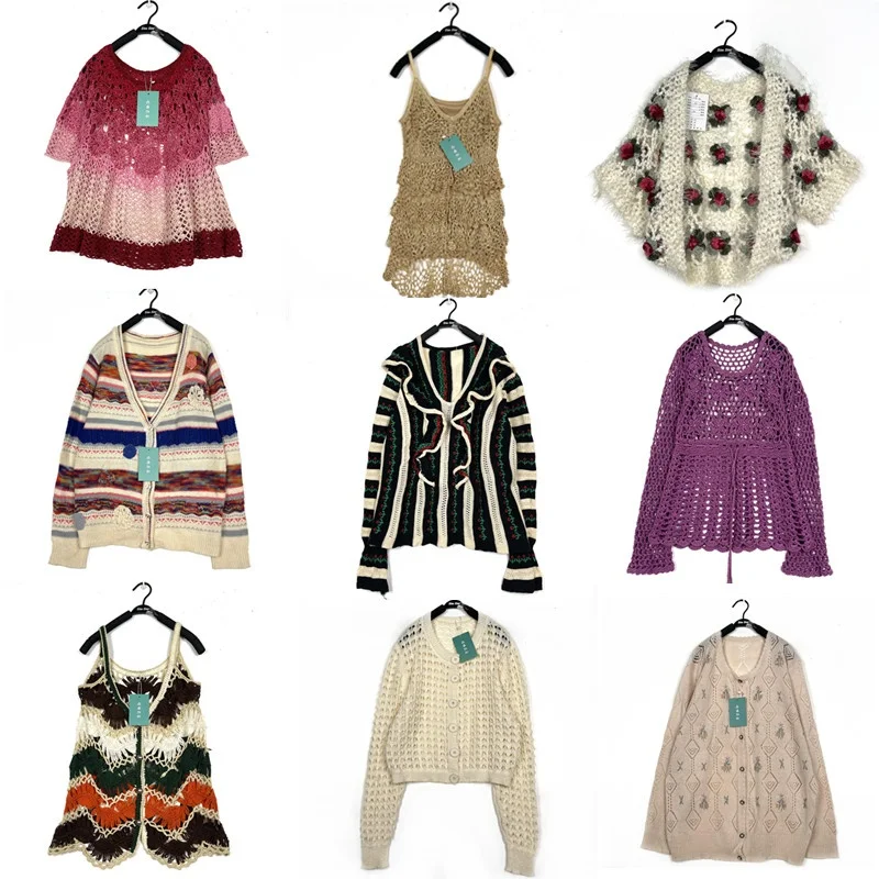 

Handmade Vintage Spring Autumn Hollow out Hook Flower Countryside Sle Jaet Outerwear Sweater T76 Sweet Sle Regular Length