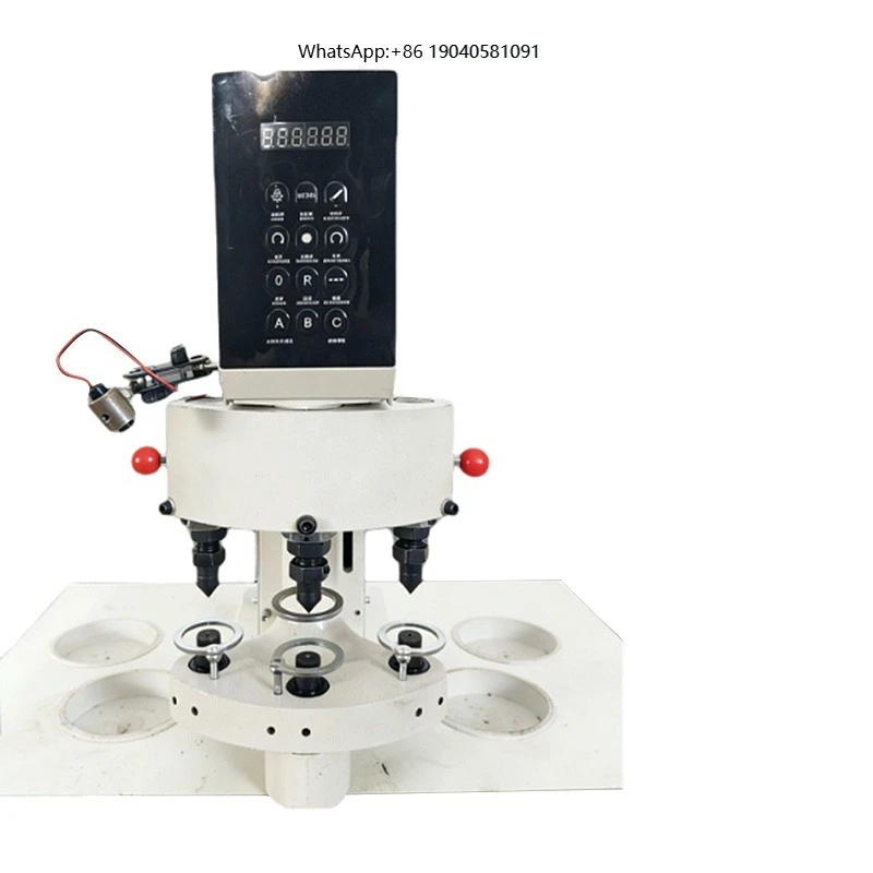 Three-Station Electric Pneumatic Button Clip Textile Machinery Infrared Positioner Ensures Precision