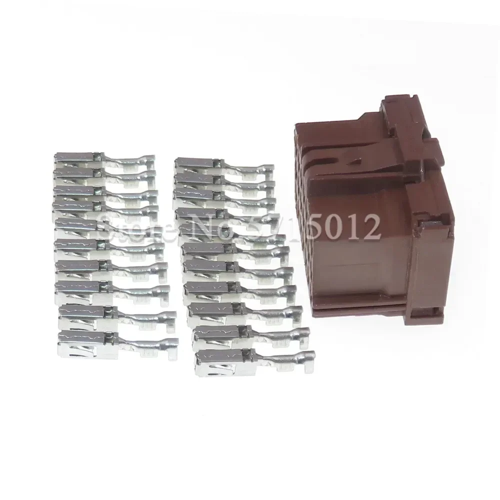 21 Hole 967635-1 1-967630-1 8-968975-1 Brown Car Electric Cable Unsealed Connector Automotive Male Plug Female Socket
