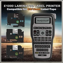 E1000Pro Label Maker Portable Label Printer Printing Machine Wireless Label Maker Industrial Thermal Transfer Labeler Widely Use