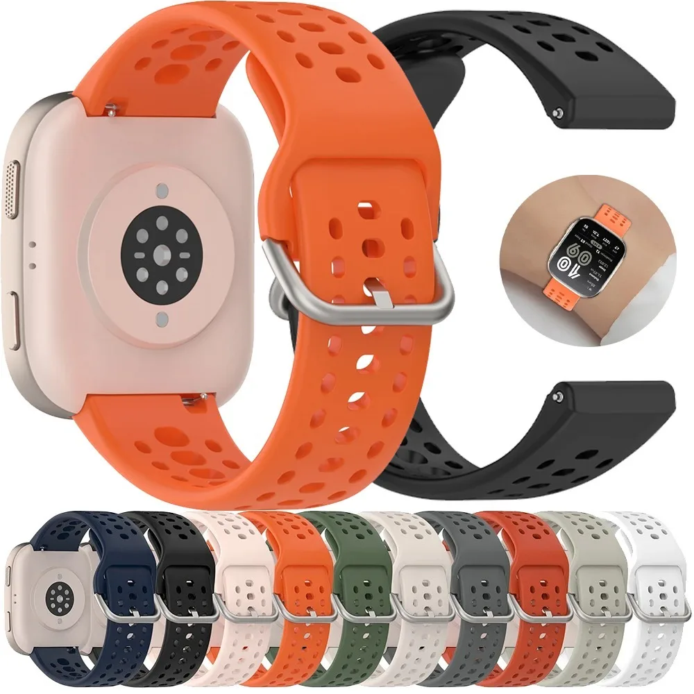 22 mm offizielles Sport-Silikonarmband für Amazfit Bip 6, bequemes Armband für Amazfit Balance 2/GTR 4 Pro/Bip 5/Cheetah Round