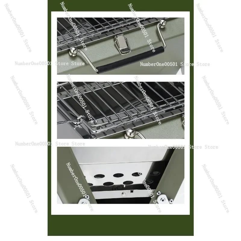 Portable Folding Charcoal Grill for Outdoor Picnic Camping BBQ Cooking Barbecue Stove