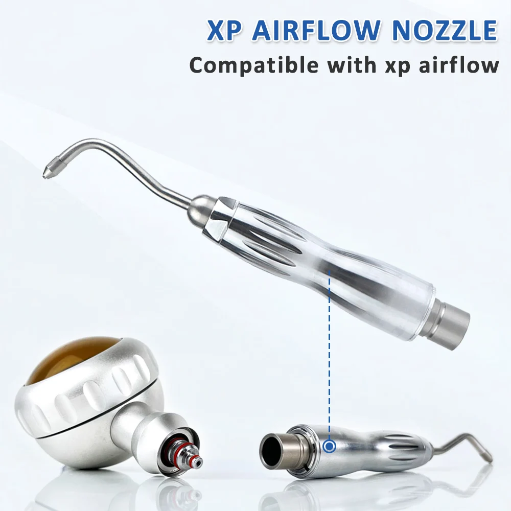 Dental air Polisher Prophy mate Spray Nozzle Tip Steel Spray Nozzles teeth Clean 360 Degree Uniform Sandblasting