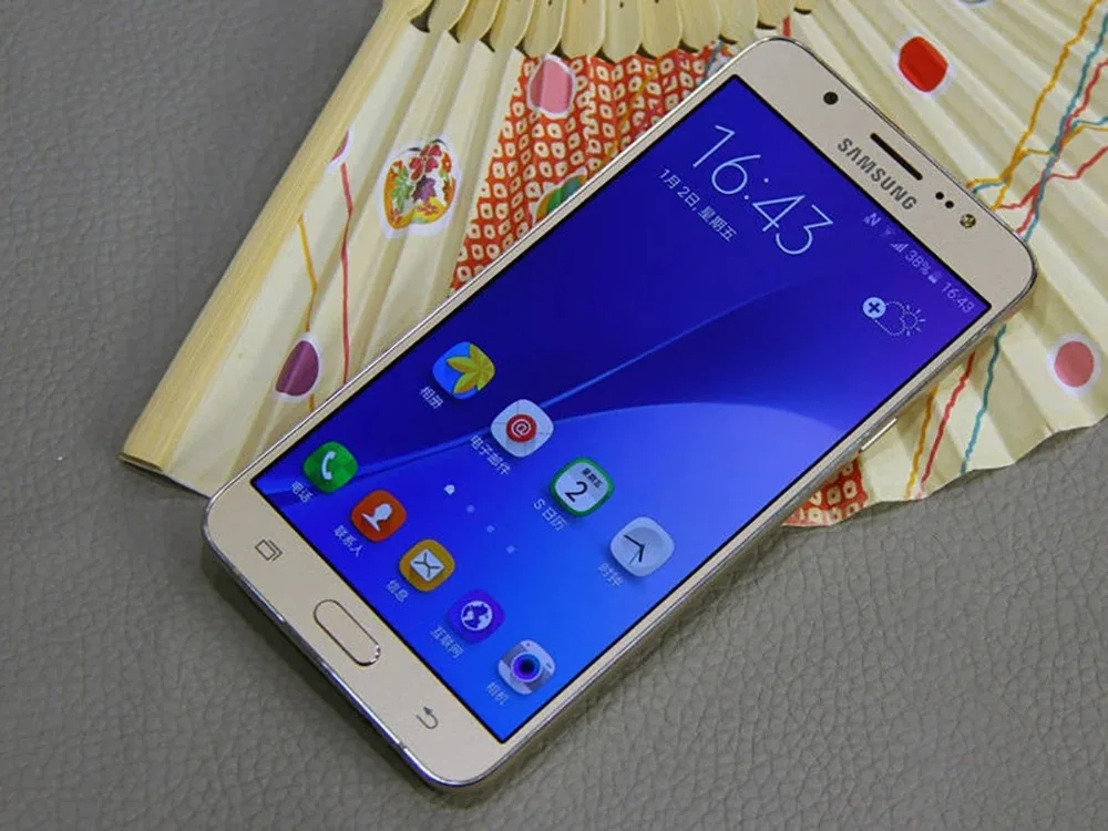 Original  Android Refurbished Phone Samsung Galaxy J7 J710F (2016) 4G Mobile Phone  5.5'' 2GB+16GB Dual SIM Card Quad-Core