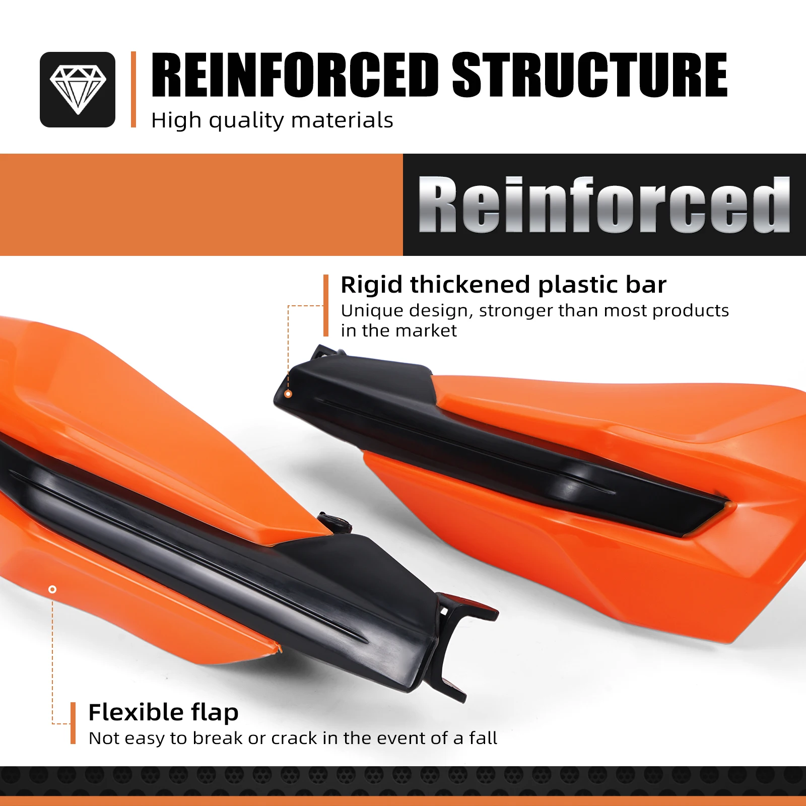 NICECNC For KTM EXC 300 TPI EXC 250 EXCF 350 EXC 450 SX 125 SXF 250 SXF 450 XCF 350 XCW 300 Six Days 2014-2023 Handlebar Guards - Image 2