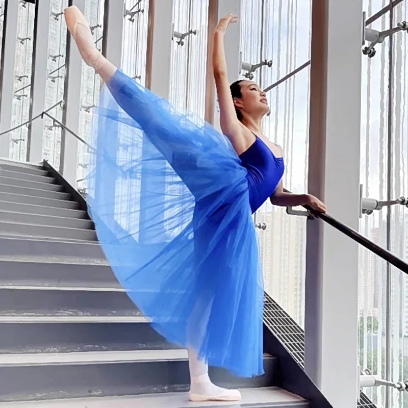 Vestido de baile de Ballet de Lago de los cisnes blancos para mujer adulta, trajes de baile de salón, tutú romántico, ropa de escenario, vestido de baile de fiesta