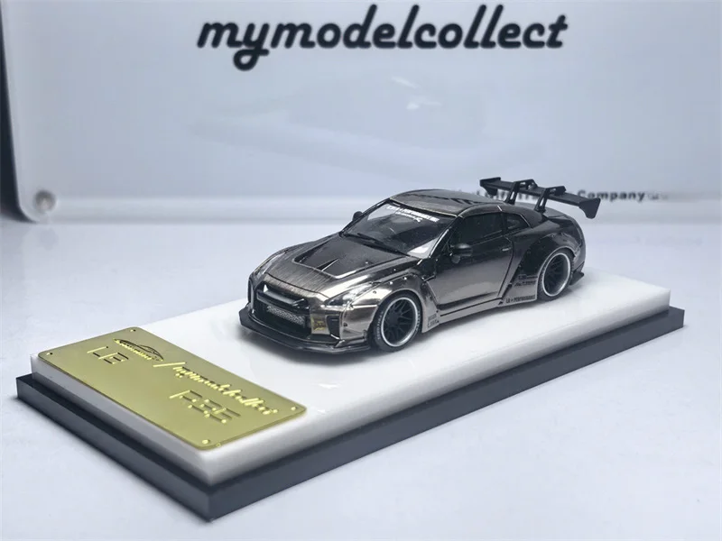 

Модель автомобиля Model Collect MC 1:64 LB 1.5, литая под давлением, с черным гальваническим покрытием, миниатюрная, для подарков