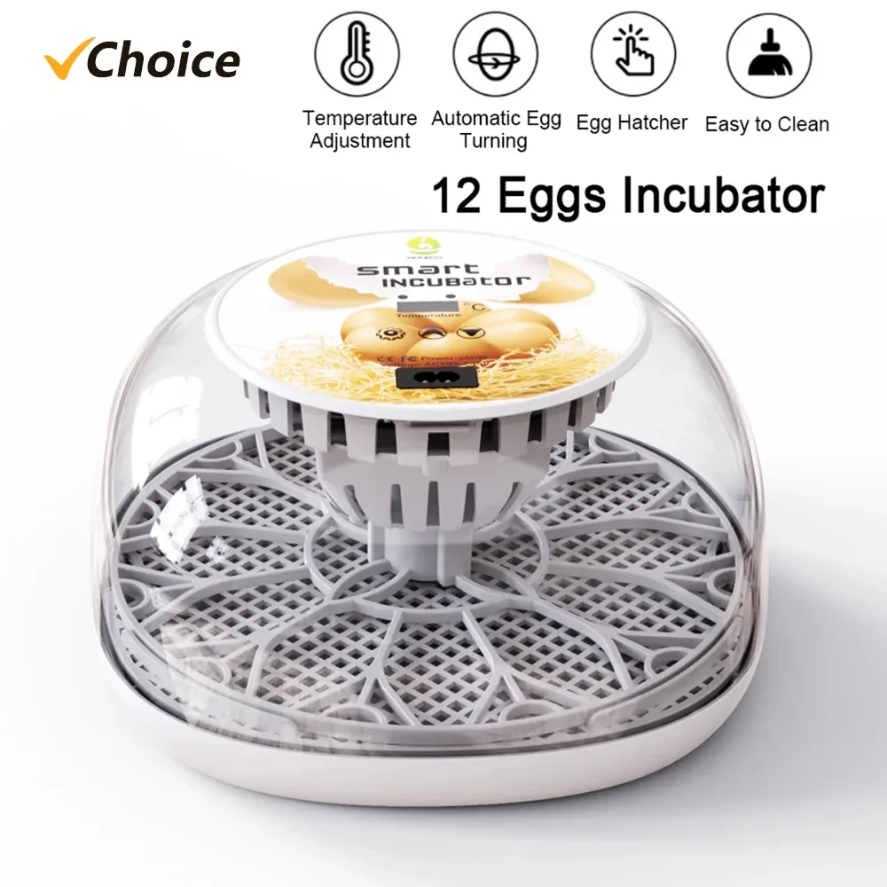 12 Smart Incubators With Automatic Constant Temperature And Automatic Water Replenishment Can Incubate Chickens, Ducks And Birds