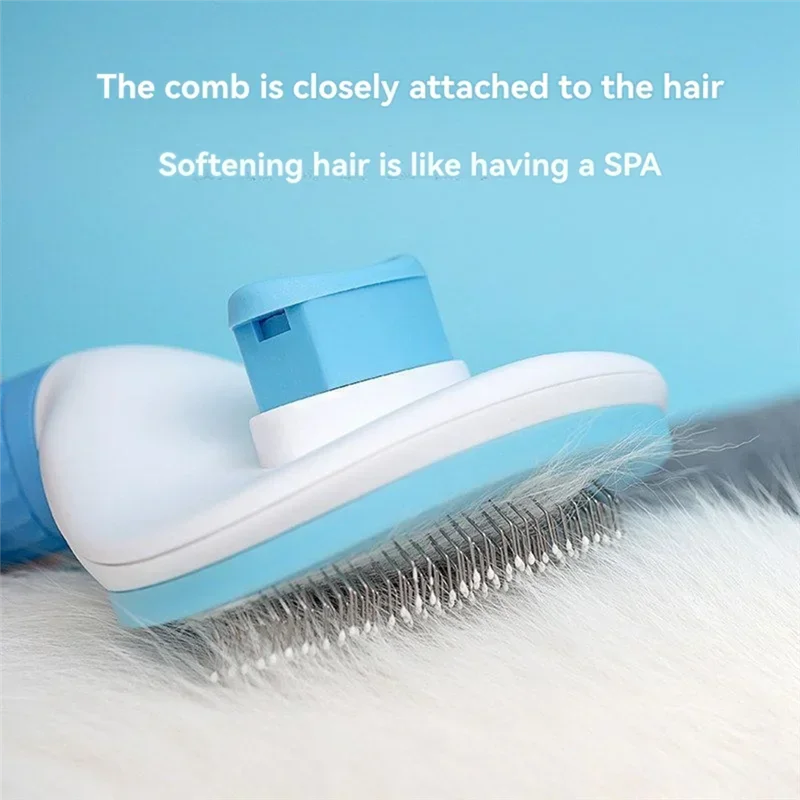 

ABPR-Cat Comb Remove Loose Hair Comb Dog Hair Removal Brush Cat Hair Removal Brush Pet Cat Supplies