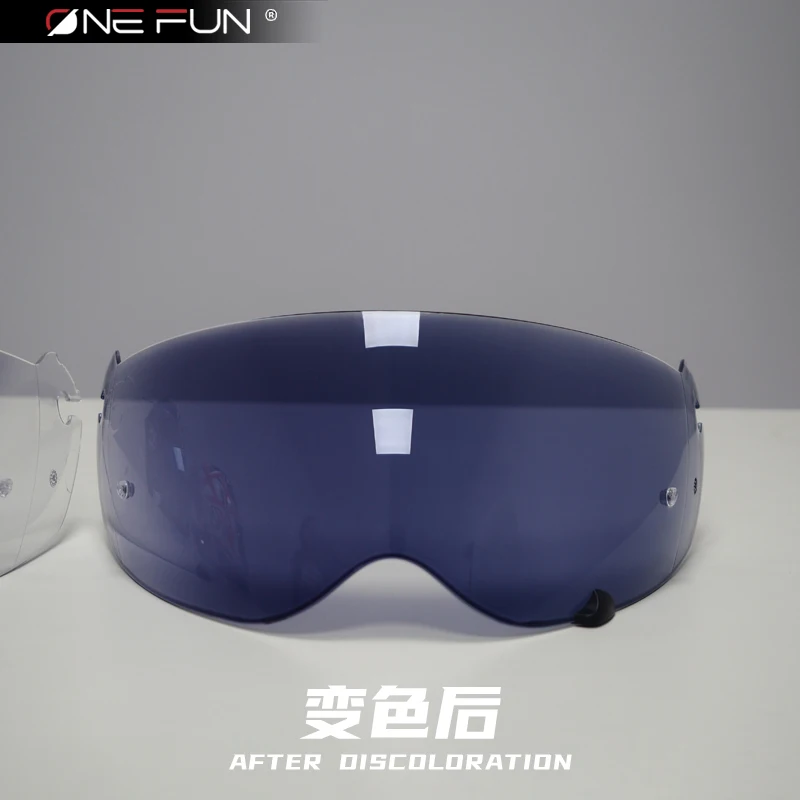 خوذة دراجة نارية فوتوكروميك مضادة للأشعة فوق البنفسجية عدسة قناع لـ KLIM KRIOS PRO TVD LAZER خوذة الشد قناع الملحقات درع