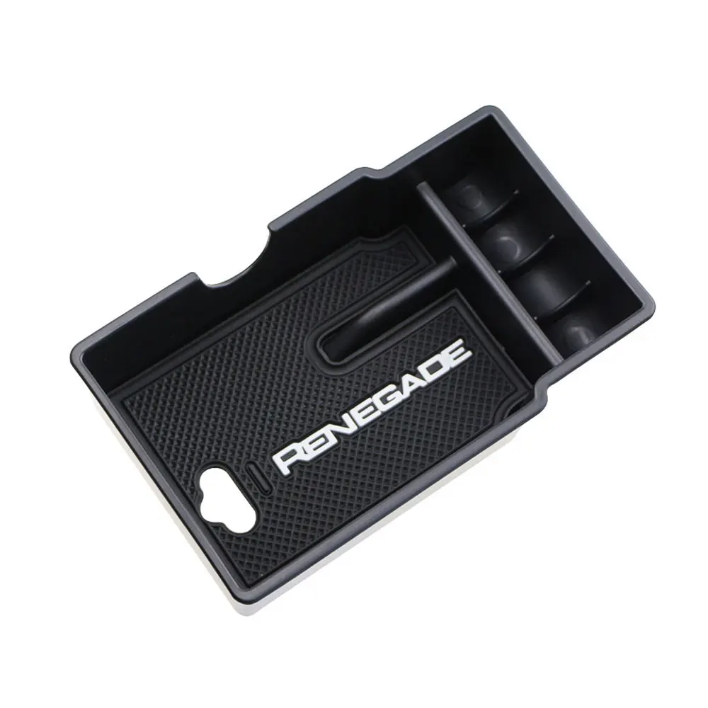 For Jeep Renegade BU 2015 2016 2017 2018 2019 2020 2021 2022 2023 2024 2025 Car Central Armrest Box Storage Tray Accessories - Image 4