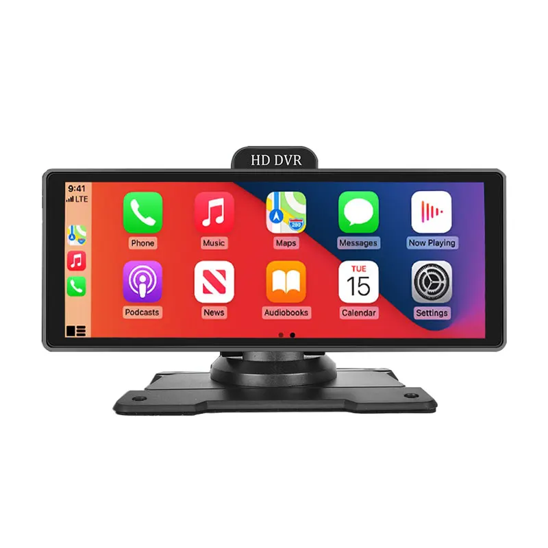 

10.26 Inch Car GPS Navigation System With CarPlay 2K Recording GPS Tracking HD Reversing Video And Wireless Android Auto Feature