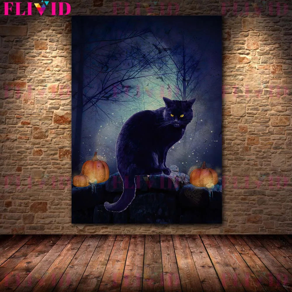 The Spokesman Of Demons And Witches Wall Art Canvas Painting Shadowy Animals Poster And Prints Home Decoration Unframed
