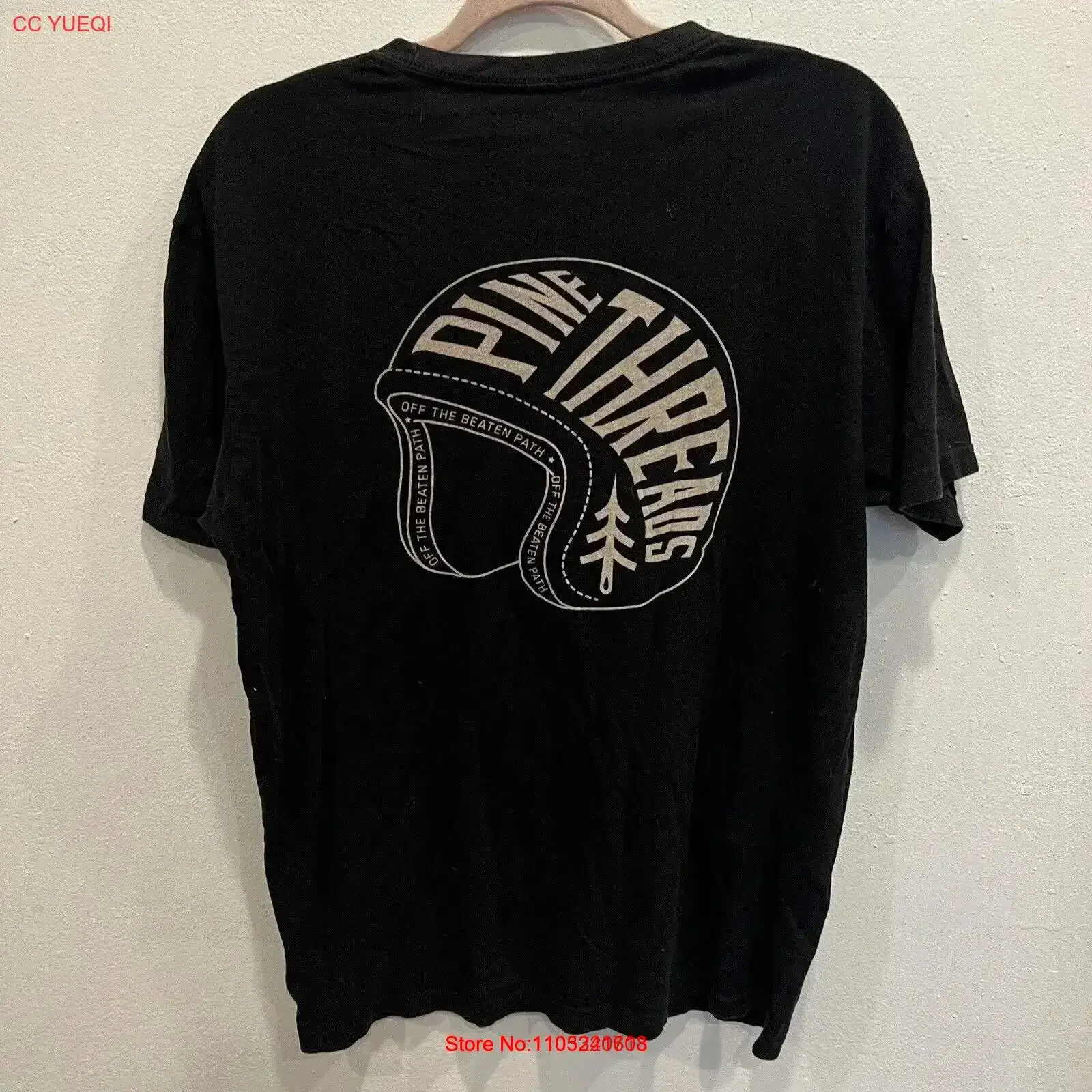 Ryan Villopoto Pine Threads Motocross T Shirt L Large  RV1 Gray B3 vintage Washed streetwear Top For Everyday Wear homme