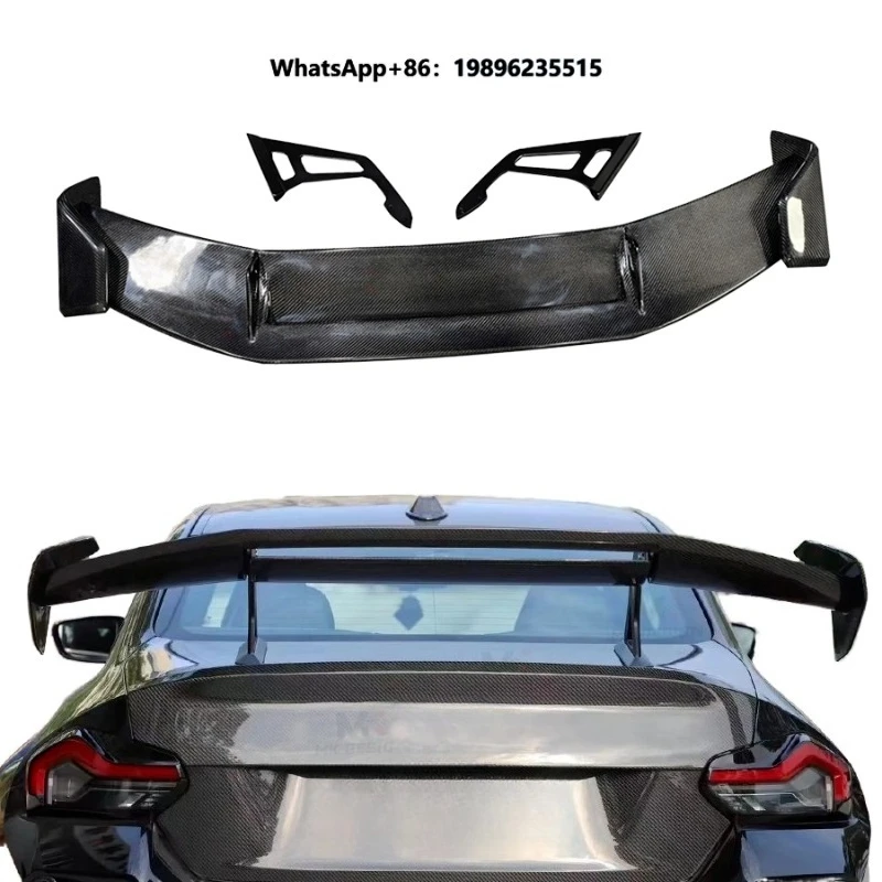 High Quality Carbon Fiber Rear Spoiler Trunk Lip Wing for  M3 G80 M4 G82 M2 G87  Auto Refitting Ducktail Single Deck