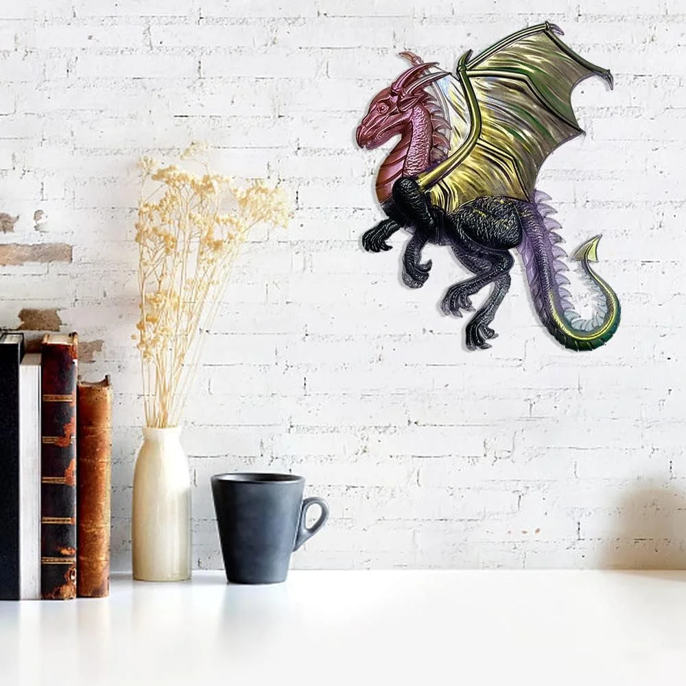 3D Dragon Wall Decoration Silicone Molds DIY Flying Dragon Shapes Wall Living Room Desktop Decoration Epoxy Resin Mold