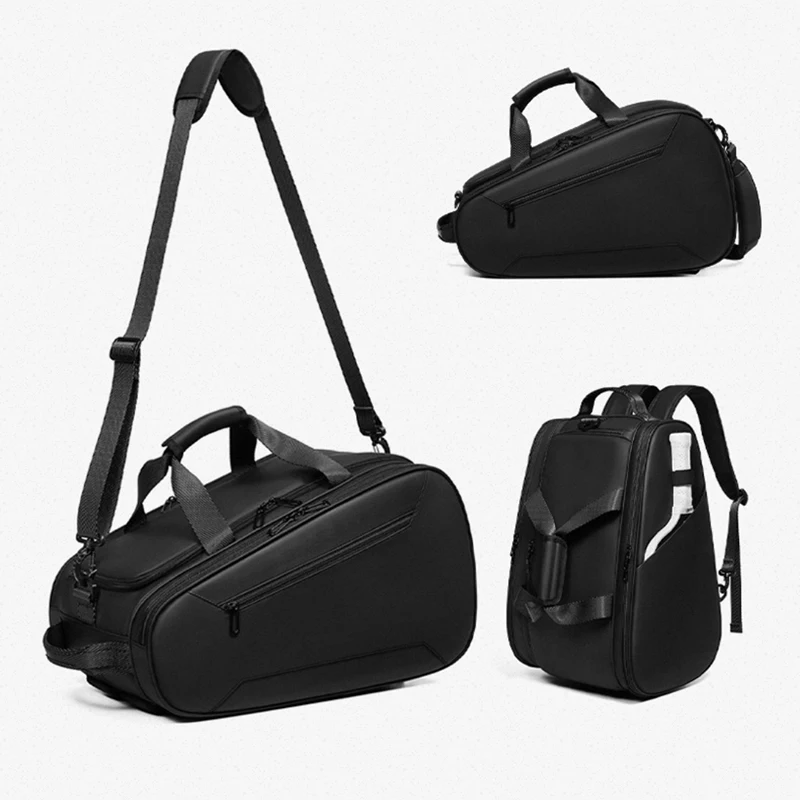 New Pick Ball Bag Outdoor Sports Single Shoulder Handheld Tennis Bag Can be Crossed Shoulder Bag Dry/Wet Separable Backpack