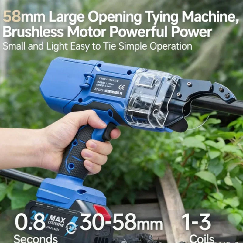 Fully Automatic Steel Bar Tying mMachine Wire Tying Machine, Large Diameter 58mm Digital Steel Bar Tying Machine