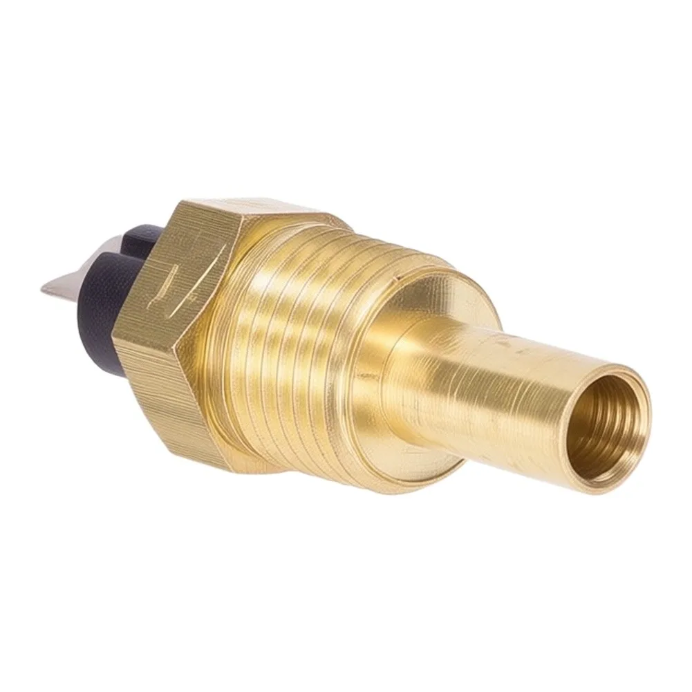 Generator Water Temperature Sensor Probe 12NPT 38NPT M14x1.5 Thread Compatibility Brass Body Insulated Safety Design