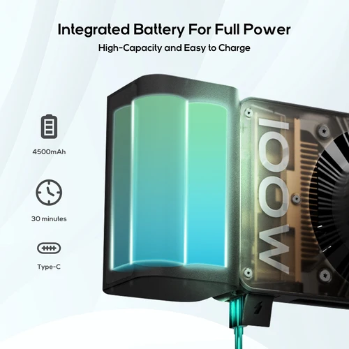 Imagen 2 del producto ZHIYUN oficial CINEPEER CX100 100W luz Led COB de mano luz de vídeo de bolsillo Bi Color foto luz de relleno iluminación de fotografía