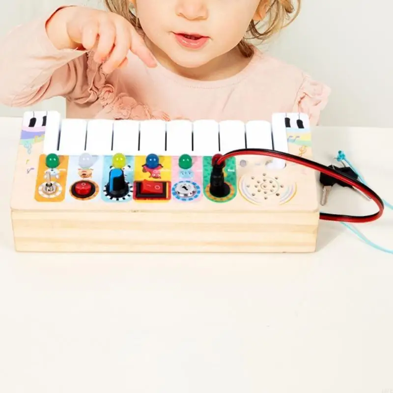 

16FE Activity Board Simulation Switch Toy Electronic Piano Toy Toddler Birthday Gift