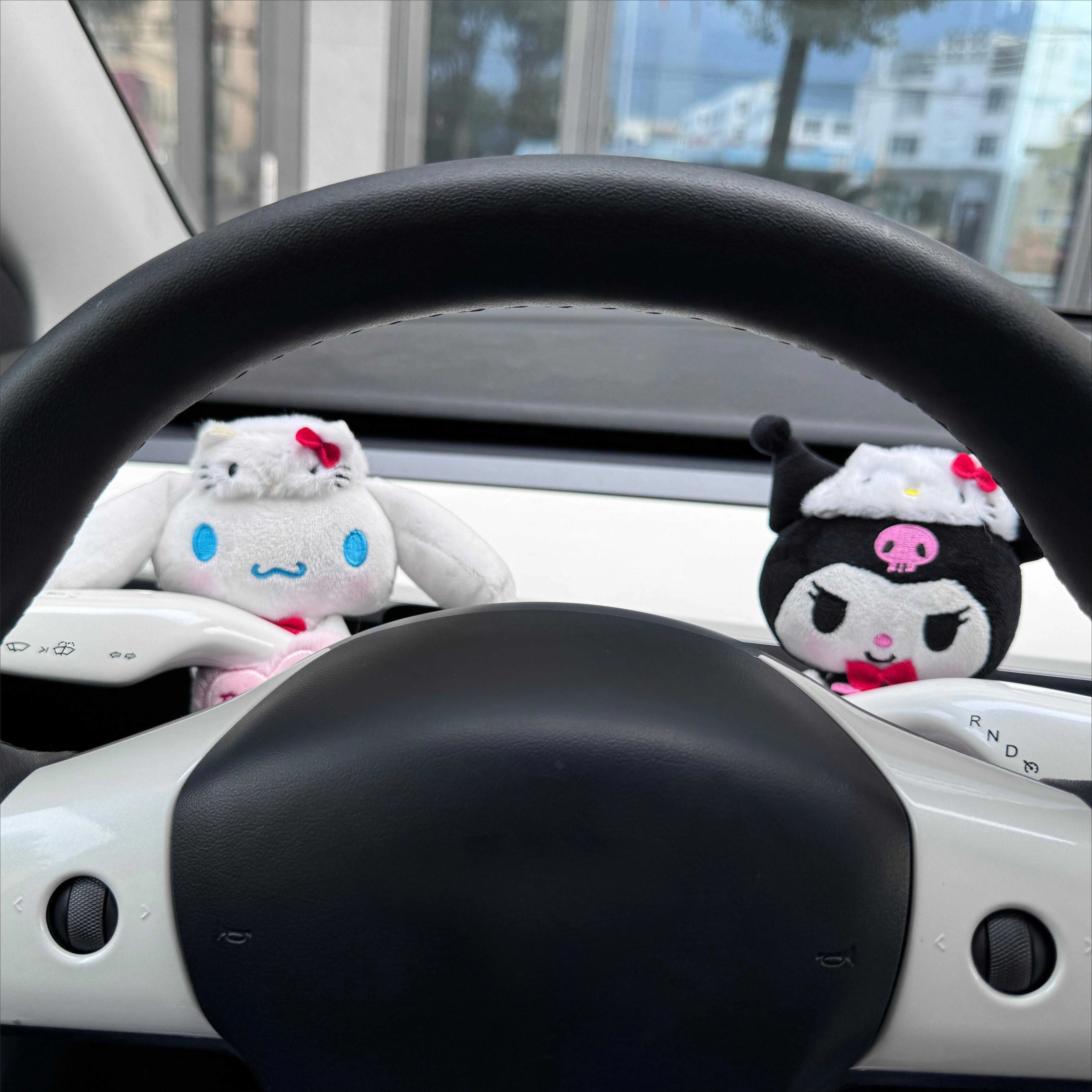 

Cinnamoroll My Melody Kuromi HelloKittys Angel Series Car Seat Belt Cover Shoulder Protectors Auto Turn Signals Wiper Decorate