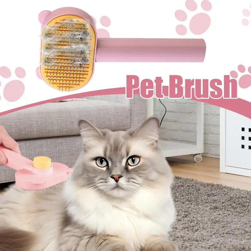 Cat Hair Knot Comb Dog Comb Loose Hair Detangling Brush Pet Grooming Comb Matted Hair Remover Brush For Short-haired And