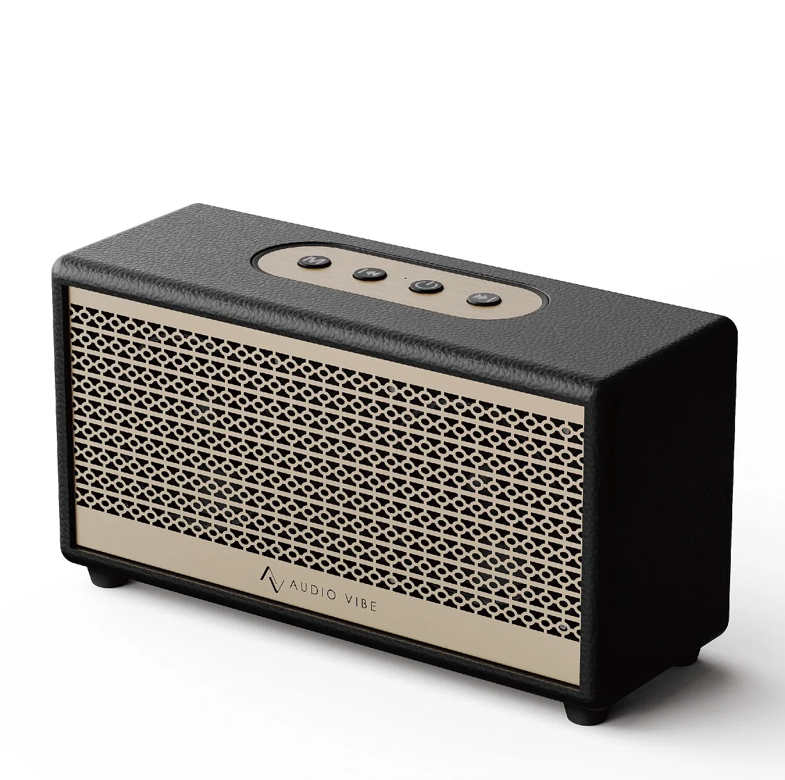 

Популярный ретро-динамик мощностью 30 Вт, небольшой портативный аудиоплеер с деревянным и кожаным домашним кинотеатрами, питанием от батареи, FM Clarity II