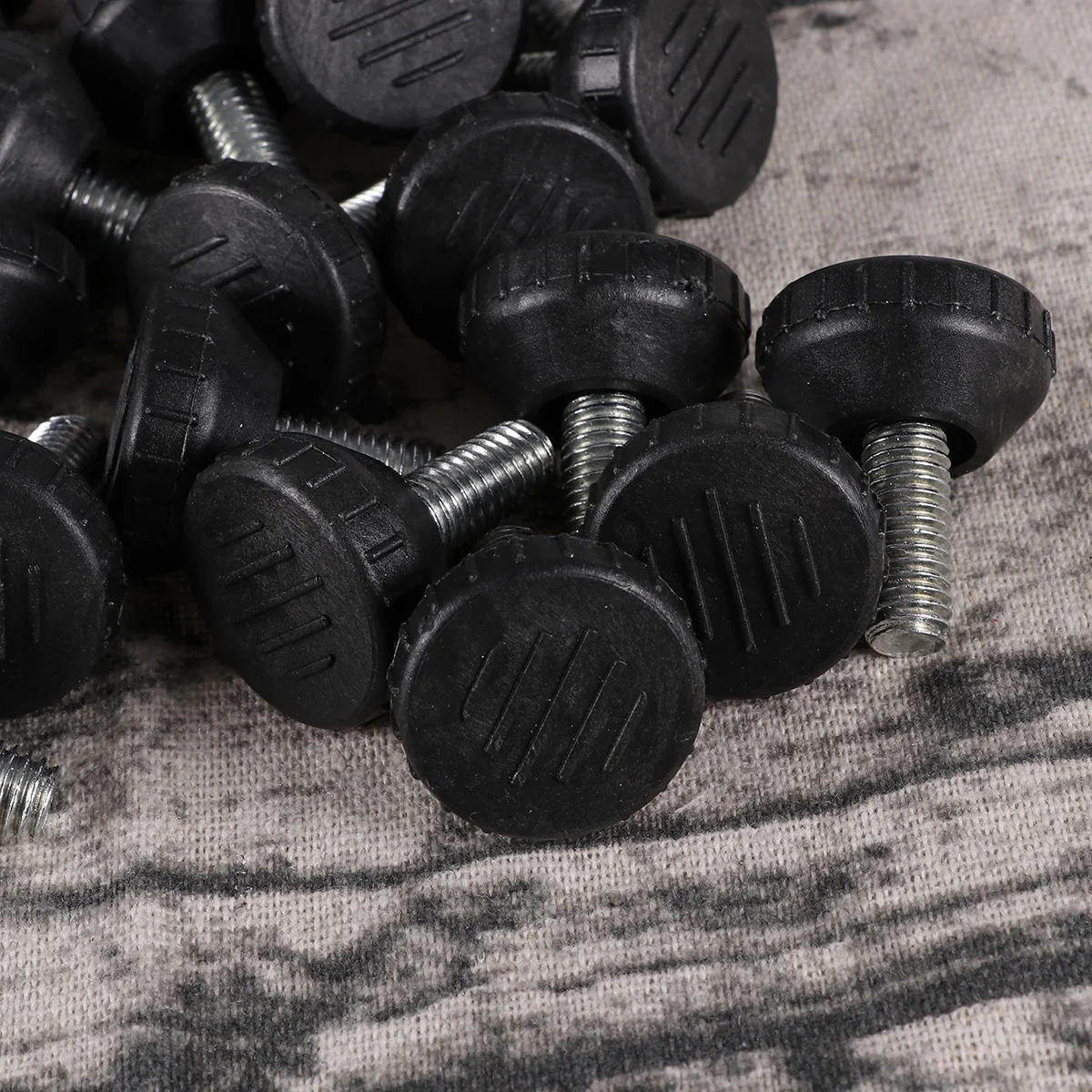 

20pcs Adjustable Furniture Legs 25Mm M8 Threaded Height Leveling Feet For Office Household Tables Chairs Glide Foot Cup