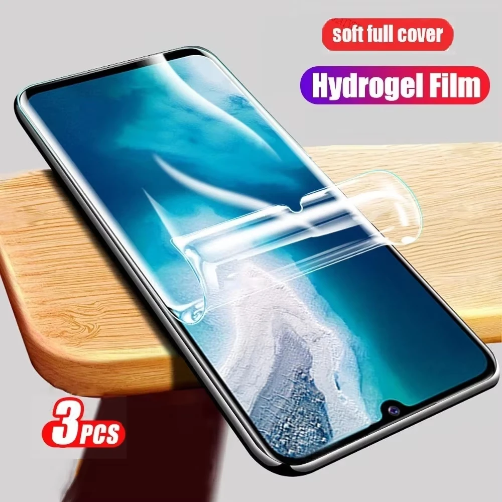 1-3PCS Clear Hydrogel Film For Samsung A15 A56 5G A16 A17 A13 A07 A51 A54 A70 A72 A36 5G A52 A32 A26 A25 A22 Screen Protector HD