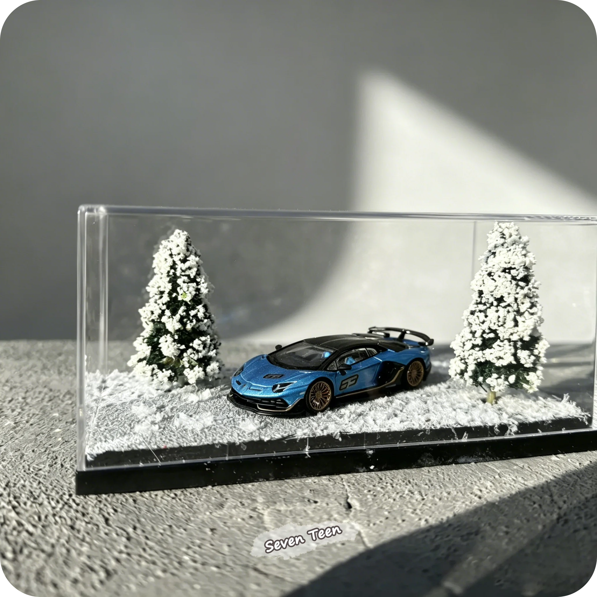 1:64 Schneefeld-Szenerie Klein – Display Case Acrylic Bewertung und Preis