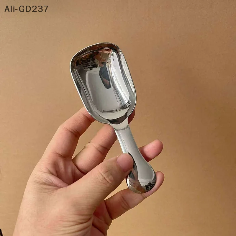 

Stainless Steel Round Spoon Net Red Golden Dinner Long Handle Stirring Dessert Spoons For Kitchen Accessories Gadgets