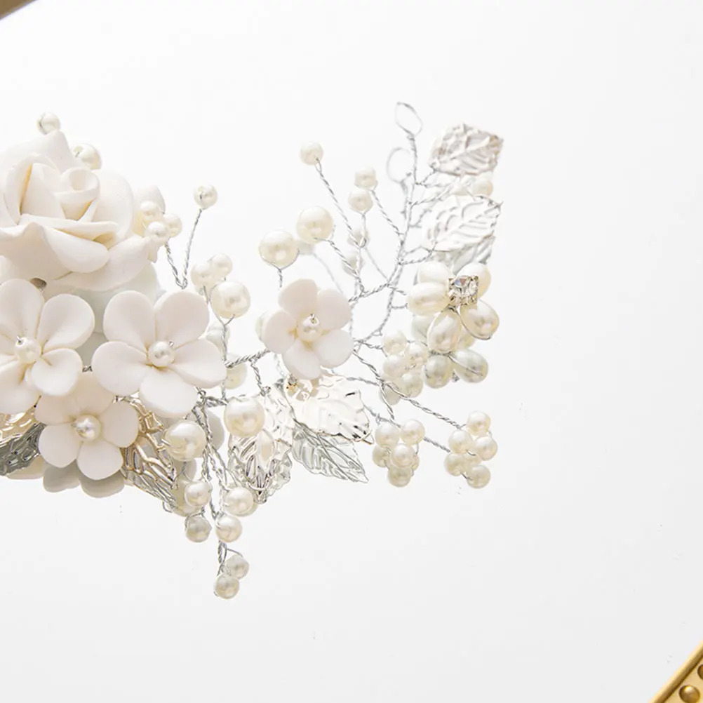 

Wedding Hair Accessories Pearl Headband Delicate Bride Copper Wire Elegant Hairstyles Charm Beauty Gift Ceremonies Birthday