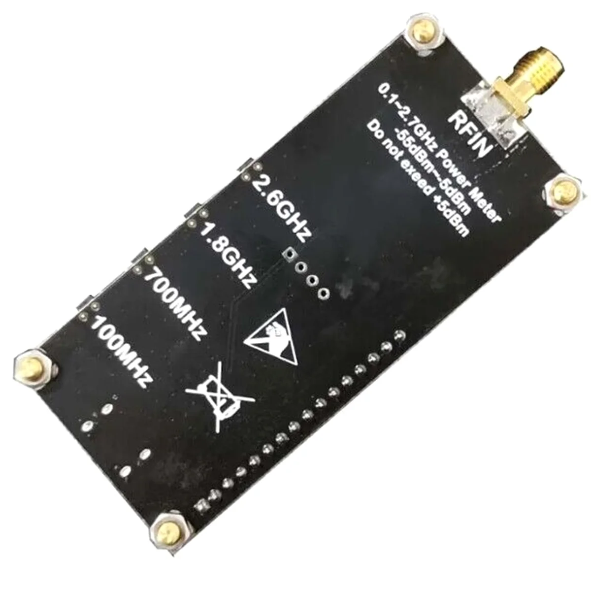 1M-8Ghz AD8319 RF Power Meter Type-C USB 24 Bit ADC High-Precision RF Signal Detector for Radio Amplifier 900M 2.4G 5.8G