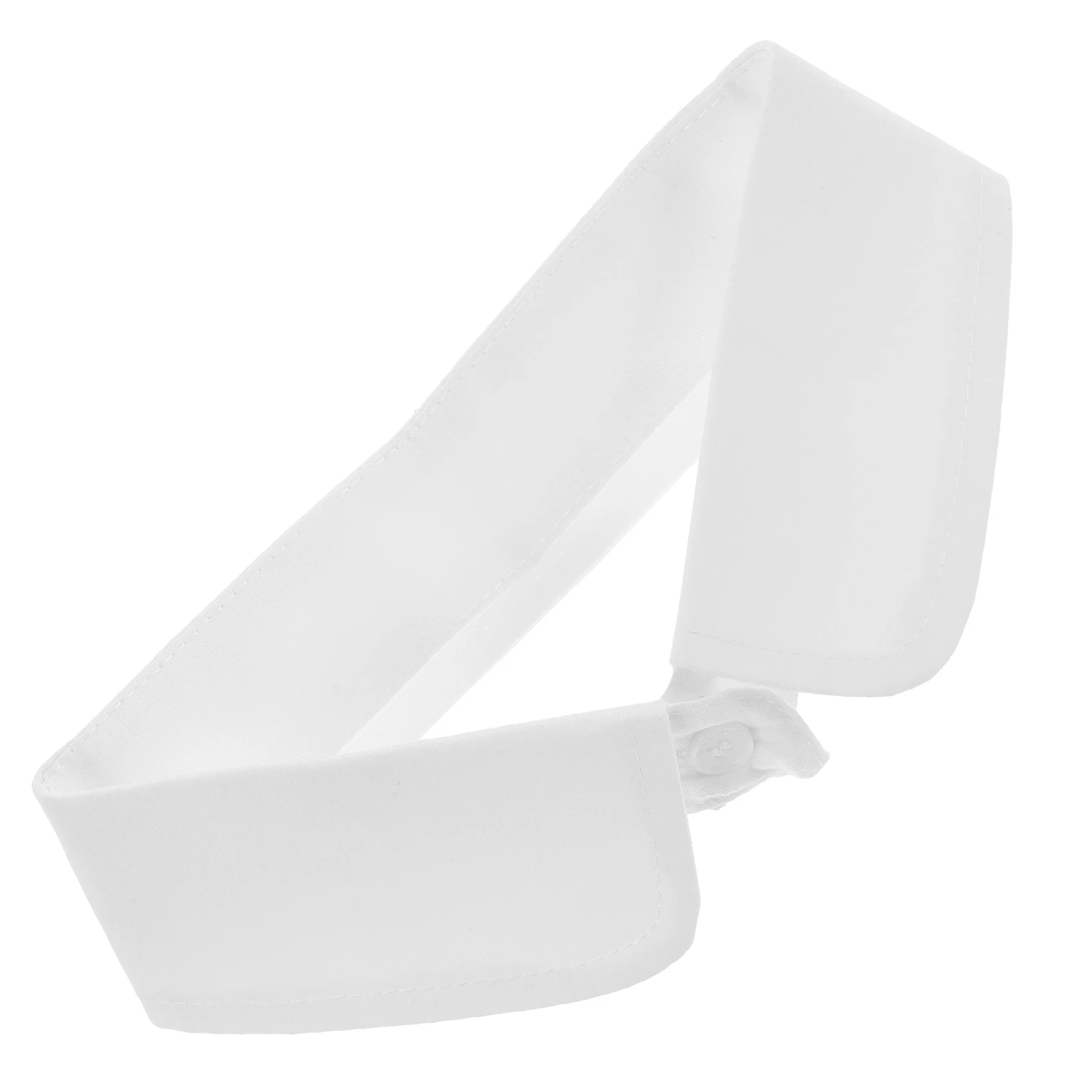 

Fake White Chiffon Detachable Costume Collar For Women Men Decorative Shirt Lapel High School Collar Formal Casual Wear