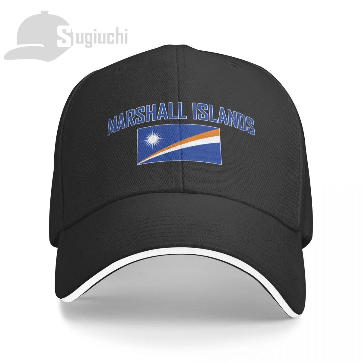 MARSHALL ISLANDS Flag With Letter Baseball Cap Men Women Summer Unisex Hip Hop Caps Cotton Snapback Golf Hat Fishing Caps