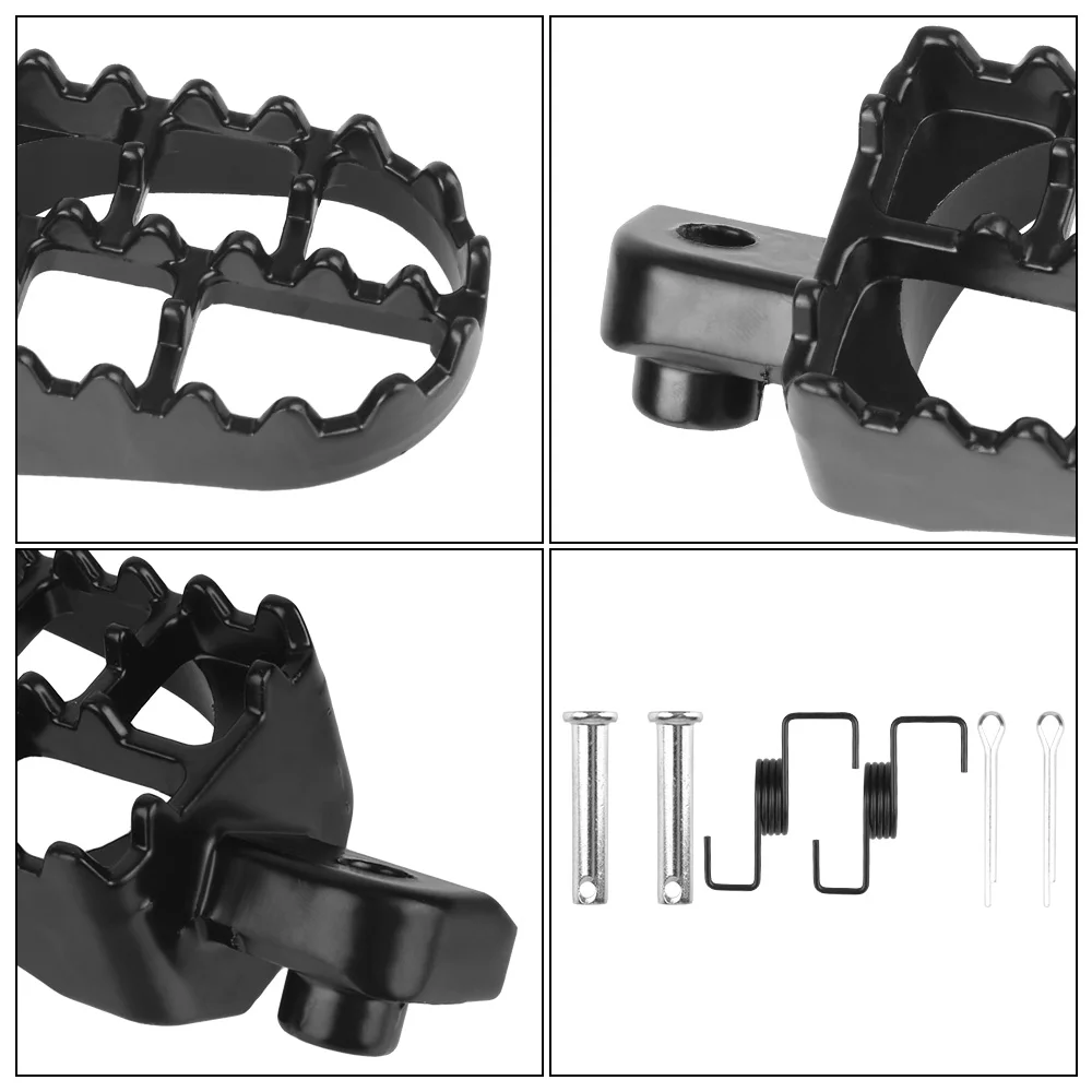 Aluminium Footpegs Pedals Dirt Bike Foot Pegs Motorcycle PW50 PW80 TW200 XR50R CRF50 CRF70 CRF80 CRF100F For Pit Dirt Motor Bike