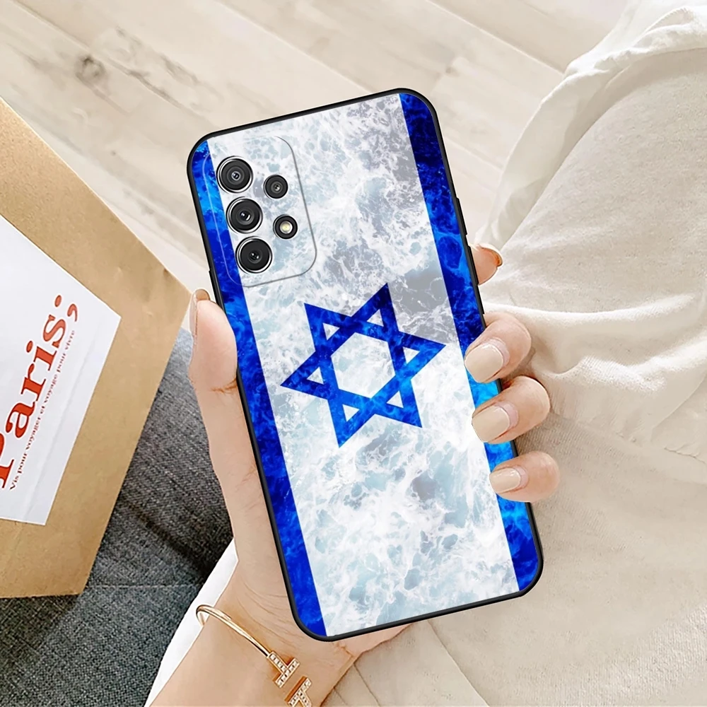 إسرائيل العلم قضية الهاتف لسامسونج غالاكسي S25 S24 S21 S23 S22 S20 الترا Fe زائد A34 A16 A54 A24 A52 A53 M54 غطاء #5