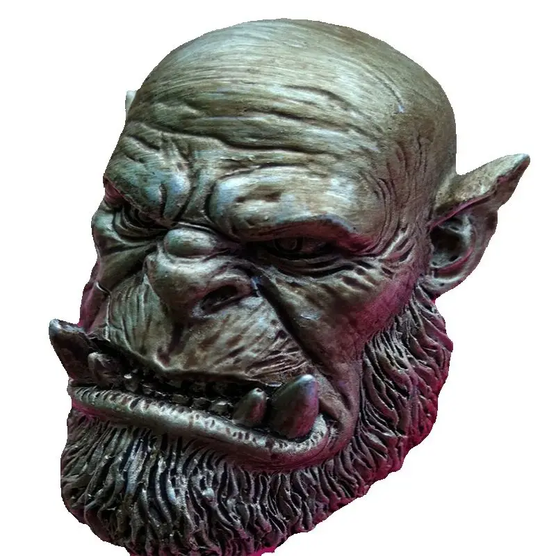 ראש מפלצת סיליקון עובש diy הפוך gypsum ארומתרפיה נר הבטון קריסטל יורד ג 'ל דפוס אמנות קישוט