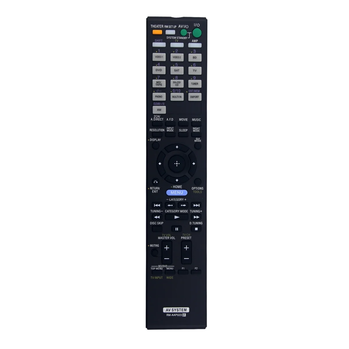 Remote Control -AAP023 Replacement for AV Receiver STR-DG800 STR-DA3500ES STR-DA3600ES