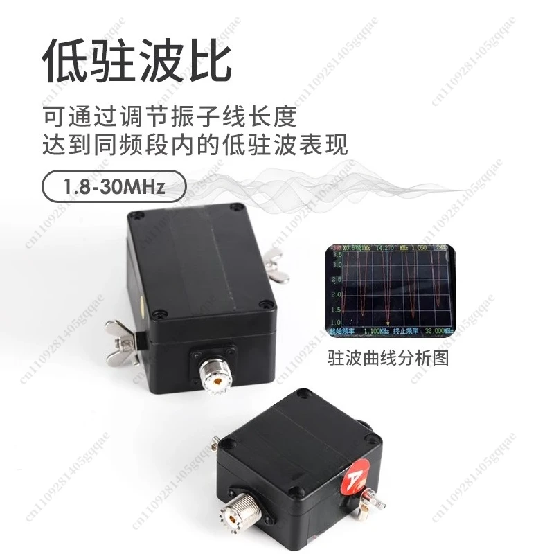 500W Langzeitinstallation 49:1 Balun Hochwertige Zufuhr 125W Leichtgewichtiger Endanschlussadapter Funkzubehör – Detail 5