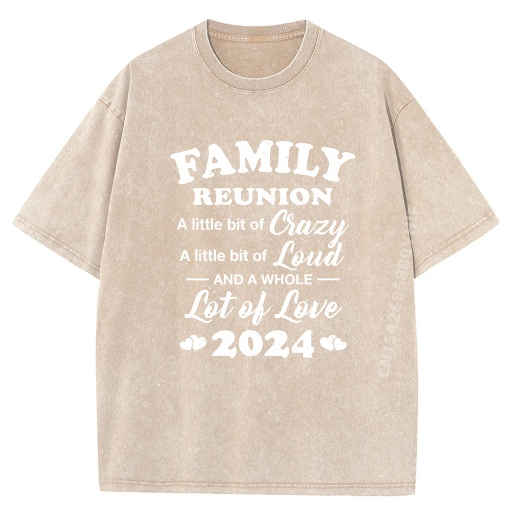 قمم مطبوعة لم شمل العائلة 2024 ليس هناك عائلة مثل الشخص الذي حصلت على تي شيرت جرافيك للرجال قمصان ناعمة مغسولة للرجال